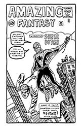 spider-man straight-to-ink cover song from amazing fantasy #15