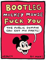bootleg mickey mouse fuck you