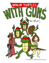 ninja turtles with guns