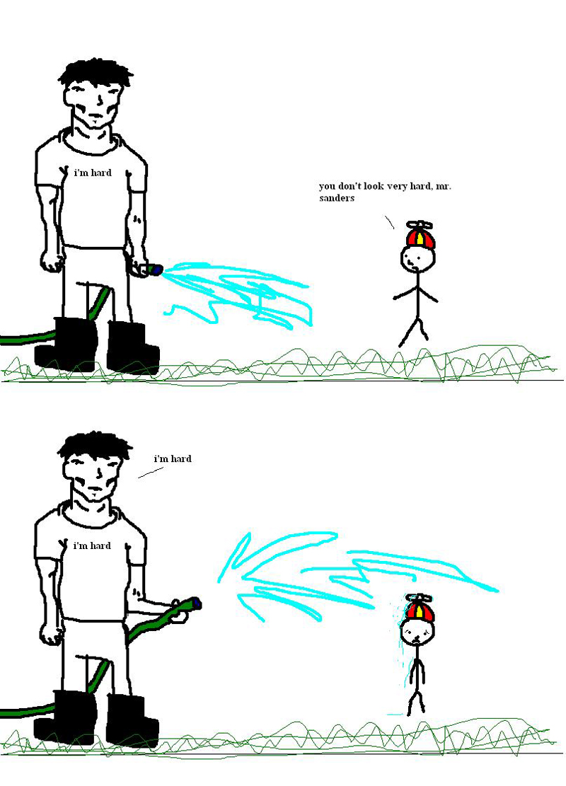 hard mr.sanders' sprinkler